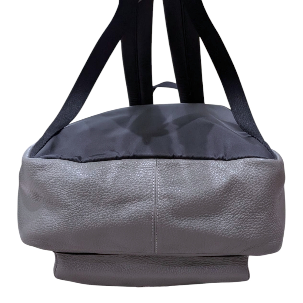 Coach Charlie Gray Leather Backpack - Picture 6 of 12